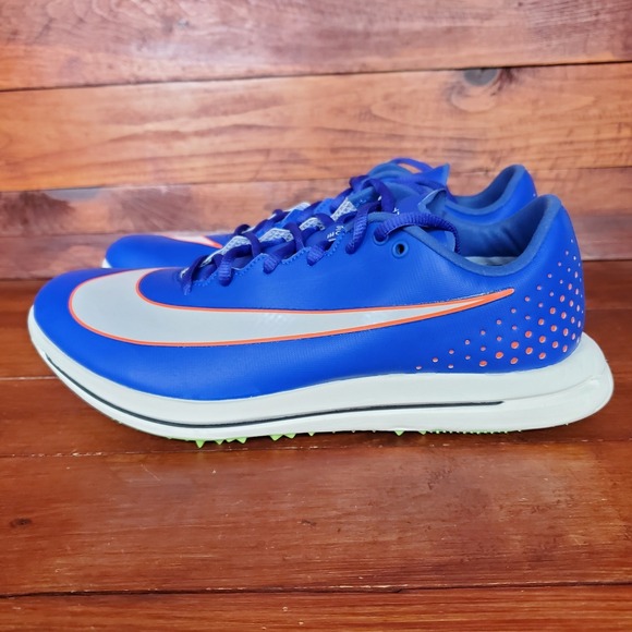 Nike‎ Triple Jump Elite 2 Spikes Men 9.5 Blue Track & Field AO0808-400 New - Picture 1 of 9